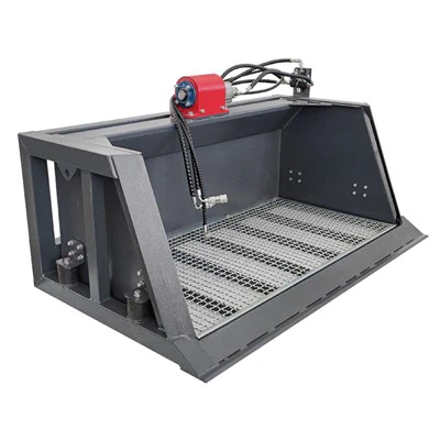 Vedro za presejanje drsnega krmiljenja